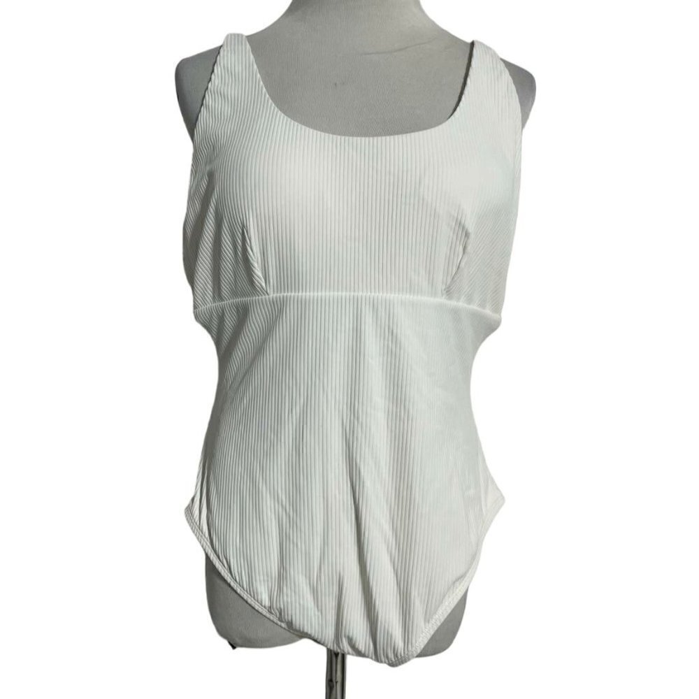 NEW Andie XL Atlantic Ribbed One-Piece Swimsuit